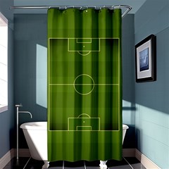 football - Shower Curtain 36  x 72  (Stall)