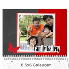 family - Wall Calendar 8.5  x 6 