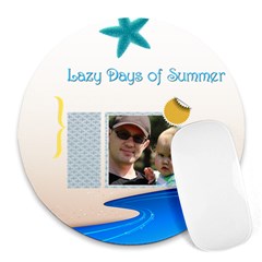 summer - Collage Round Mousepad