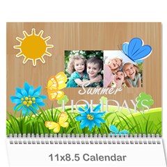 summer - Wall Calendar 11  x 8.5  (12-Months)