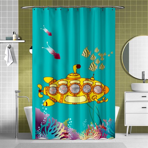 Family Travel By Family Curtain(48  X 72 ) - 42.18 x64.8  Curtain(48  X 72 )