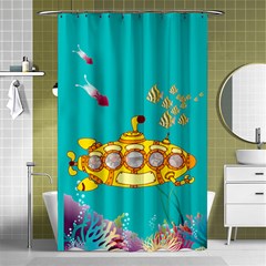 family travel - Shower Curtain 48  x 72  (Small)