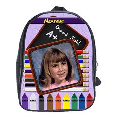 Back to School Pencil X-Large School Bag - School Bag (XL)