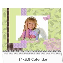 kids - Wall Calendar 11  x 8.5  (12-Months)