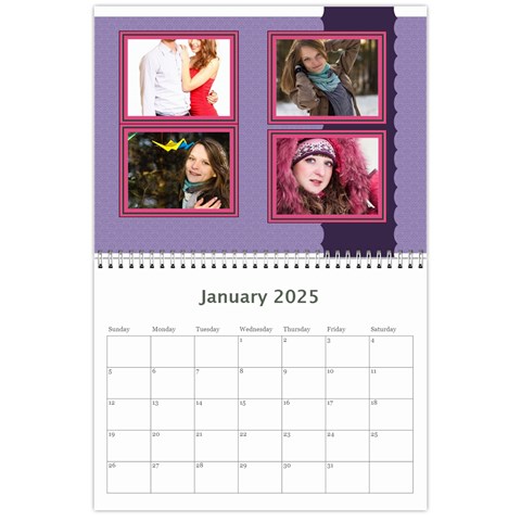 Love, Calendar 2025 By Ki Ki Jan 2025