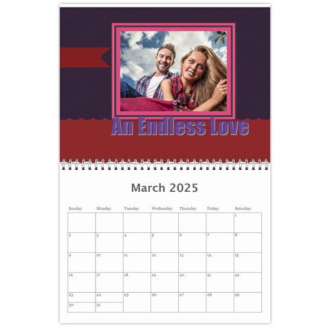Love, Calendar 2025 By Ki Ki Mar 2025