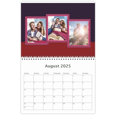 Love, Calendar 2025 By Ki Ki Aug 2025