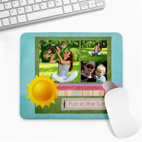 Summer By Summer Time 9.25 x7.75  Mousepad - 1