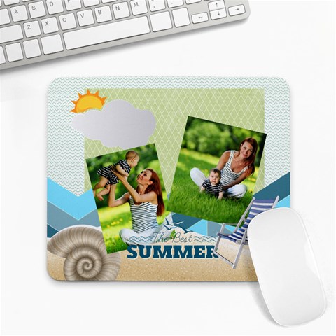 Summer By Summer Time 9.25 x7.75  Mousepad - 1