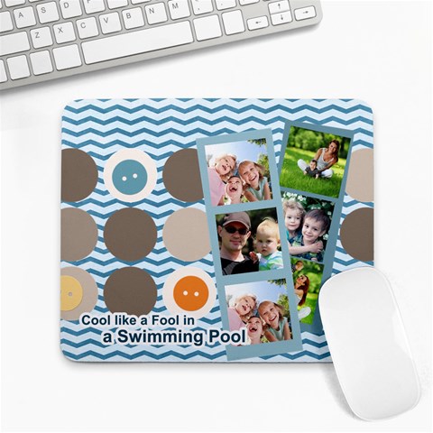 Summer By Summer Time 9.25 x7.75  Mousepad - 1