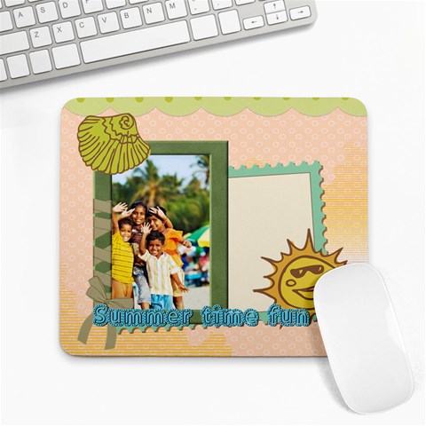 Summer By Summer Time 9.25 x7.75  Mousepad - 1
