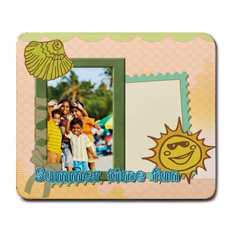 Summer By Summer Time 9.25 x7.75  Mousepad - 1
