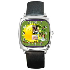 summer - Square Metal Watch