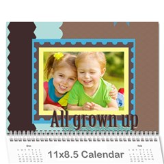 kids - Wall Calendar 11  x 8.5  (18 Months)