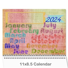 Polka Dot calendar 2022 - Wall Calendar 11  x 8.5  (12-Months)