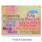 Polka Dot calendar 2022 - Wall Calendar 11  x 8.5  (12-Months)
