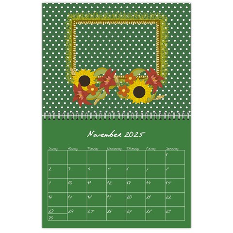 Polka Dot Calendar 2025 By Zornitza Nov 2025