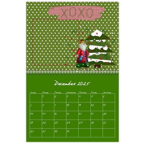 Polka Dot Calendar 2025 By Zornitza Dec 2025