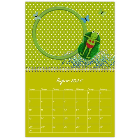 Polka Dot Calendar 2025 By Zornitza Aug 2025