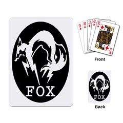 FOX Playing Cards - Playing Cards Single Design (Rectangle)