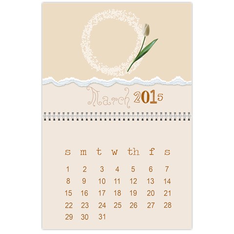 Colorful Calendar 2015 Calendar By Zornitza Mar 2015