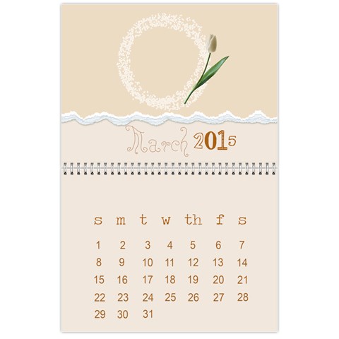 Colorful Calendar 2015 Calendar By Zornitza Mar 2015