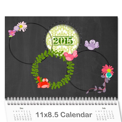 Chalk Calendar 2015 Calendar By Zornitza Cover