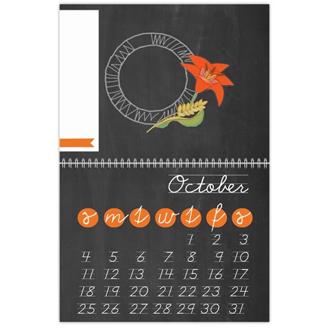 Chalk Calendar 2015 Calendar By Zornitza Oct 2015