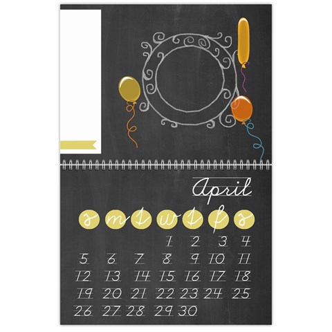 Chalk Calendar 2015 Calendar By Zornitza Apr 2015