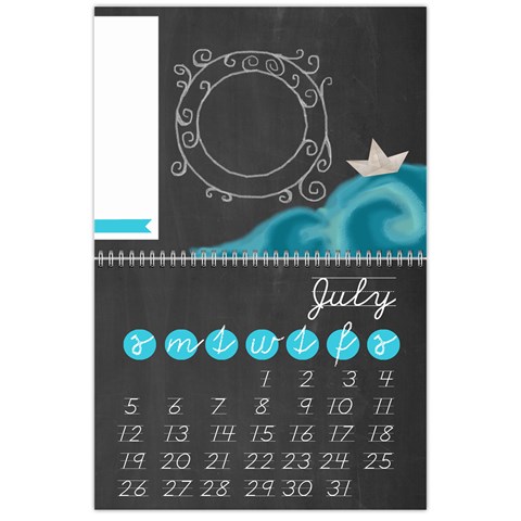 Chalk Calendar 2015 Calendar By Zornitza Jul 2015