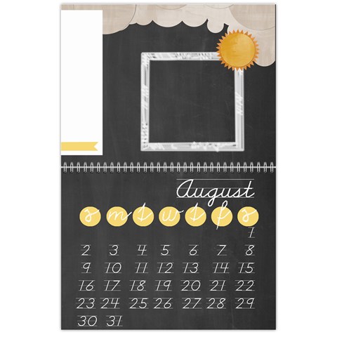 Chalk Calendar 2015 Calendar By Zornitza Aug 2015