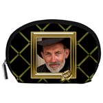 Black and Gold AccessoryPouch (large) - Accessory Pouch (Large)