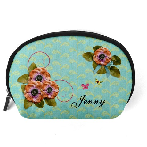 Pouch (l) : Flowers By Jennyl Back