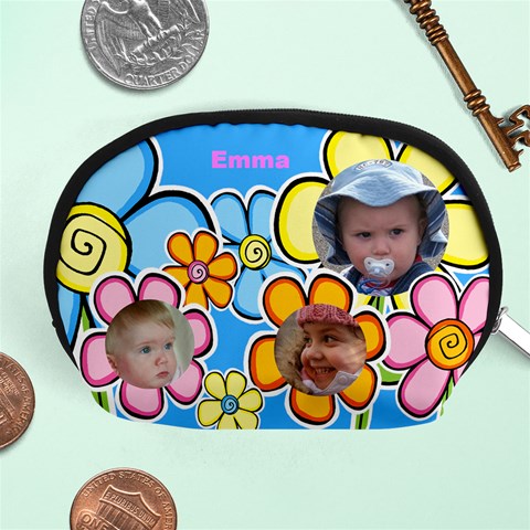 Little Petal Accessory Pouch (medium) By Deborah Front