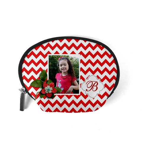 Pouch (s): Red Chevron By Jennyl Back