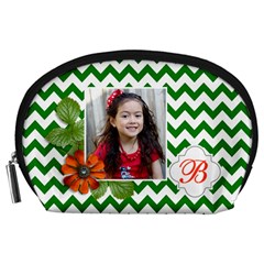 Pouch (L) : Green Chevron - Accessory Pouch (Large)