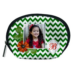 Pouch (M): Green Chevron - Accessory Pouch (Medium)