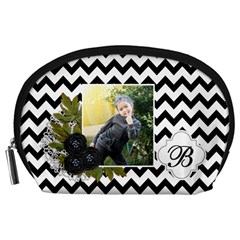 Pouch (L) : Black Chevron - Accessory Pouch (Large)