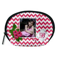 Pouch (M): Pink Chevron - Accessory Pouch (Medium)