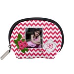 Pouch (S): Pink Chevron - Accessory Pouch (Small)
