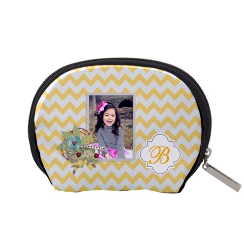 Pouch (s): Yellow Chevron By Jennyl Back