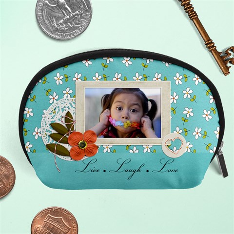 Pouch (l) : Live By Jennyl Front