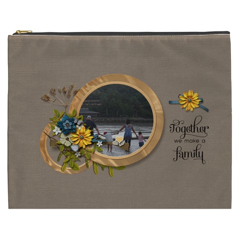 Cosmetic Bag (xxxl): Together By Jennyl Front