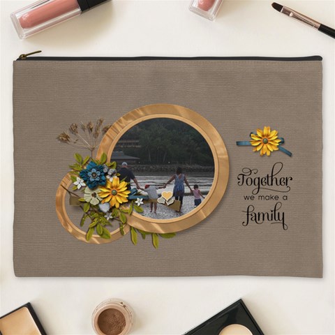 Cosmetic Bag (xxxl): Together By Jennyl Front