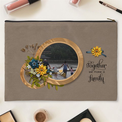 Cosmetic Bag (xxxl): Together By Jennyl Back