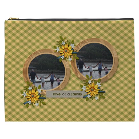 Cosmetic Bag (xxxl): Love Of Family By Jennyl Front