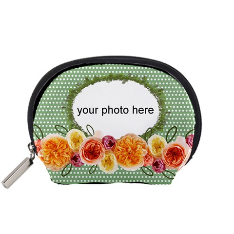 Dots And Flowers Pouch S By Zornitza Front