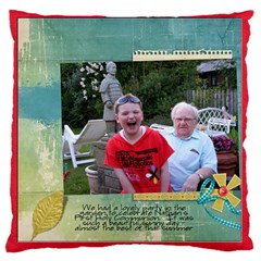 nathan cushion - Large Cushion Case (Two Sides)