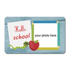 Hello School boy magnet - Magnet (Rectangular)