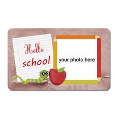 Hello School girl magnet - Magnet (Rectangular)